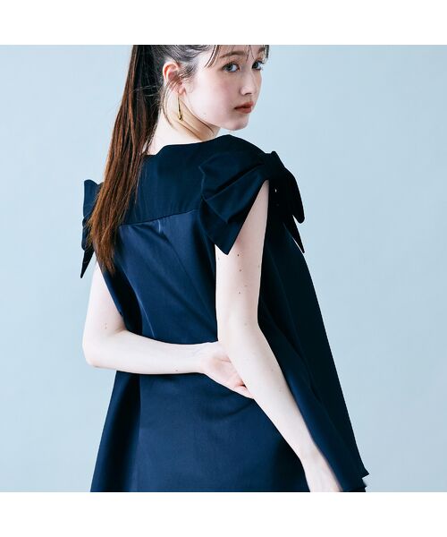 Rose Tiara / ローズティアラ シャツ・ブラウス | リボンスリーブプルオーバー | 詳細11