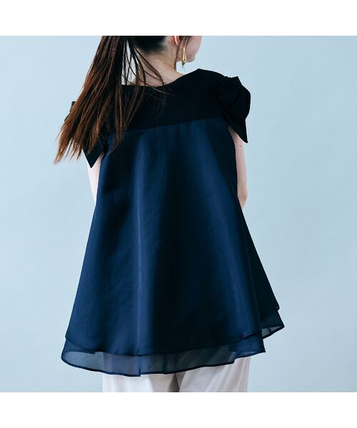 Rose Tiara / ローズティアラ シャツ・ブラウス | リボンスリーブプルオーバー | 詳細12