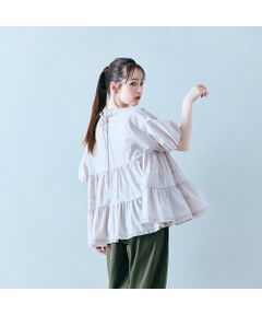 Rose Tiara / ローズティアラ シャツ・ブラウス | ミニギャザーティアードブラウス