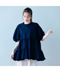 Rose Tiara / ローズティアラ シャツ・ブラウス | ミニギャザーティアードブラウス