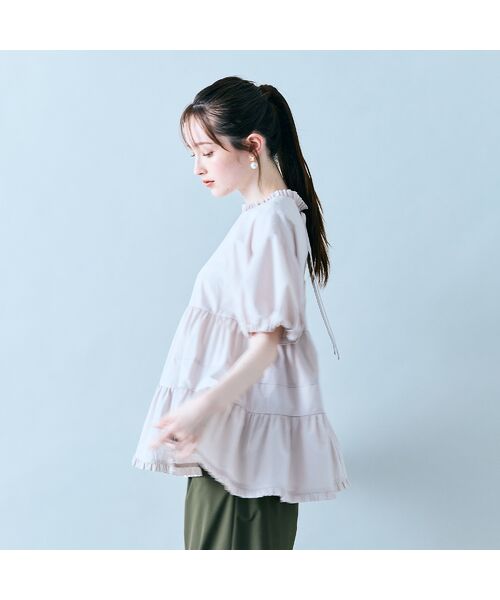 Rose Tiara / ローズティアラ シャツ・ブラウス | ミニギャザーティアードブラウス | 詳細2