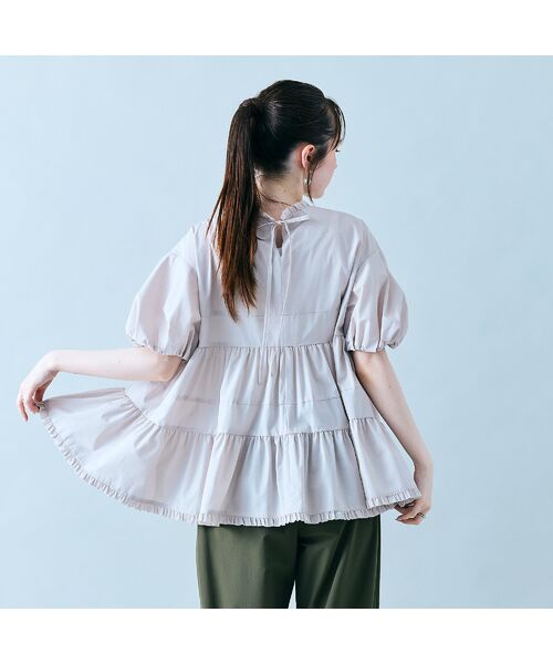 Rose Tiara / ローズティアラ シャツ・ブラウス | ミニギャザーティアードブラウス | 詳細3