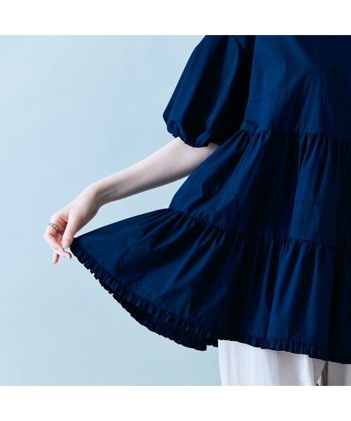 Rose Tiara / ローズティアラ シャツ・ブラウス | ミニギャザーティアードブラウス | 詳細6