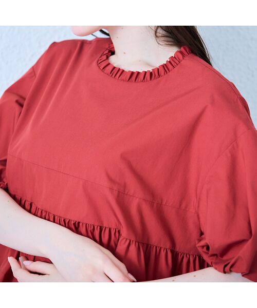 Rose Tiara / ローズティアラ シャツ・ブラウス | ミニギャザーティアードブラウス | 詳細11