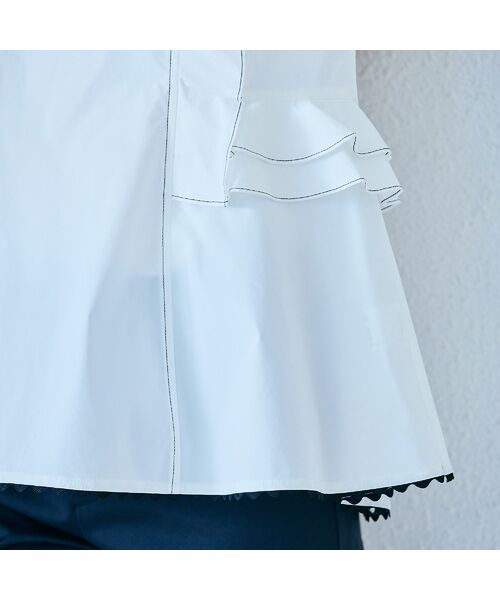 Rose Tiara / ローズティアラ シャツ・ブラウス | バイカラーステッチブラウス | 詳細2