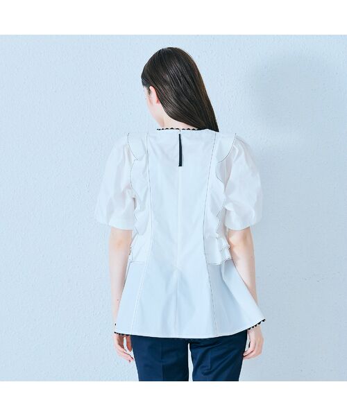 Rose Tiara / ローズティアラ シャツ・ブラウス | バイカラーステッチブラウス | 詳細3