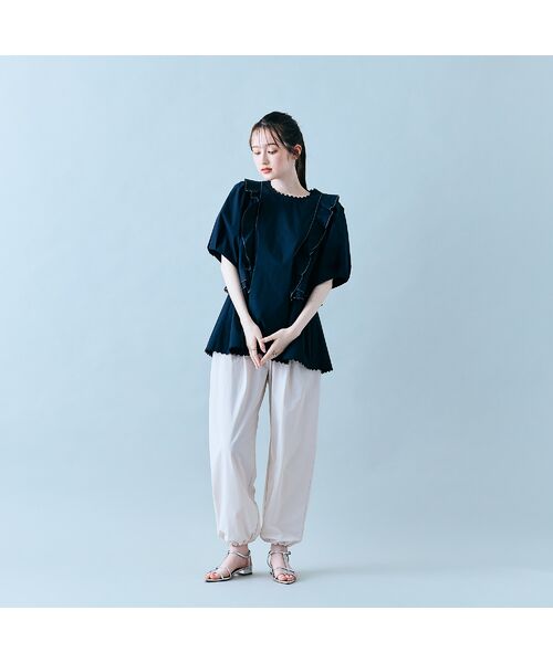 Rose Tiara / ローズティアラ シャツ・ブラウス | バイカラーステッチブラウス | 詳細4