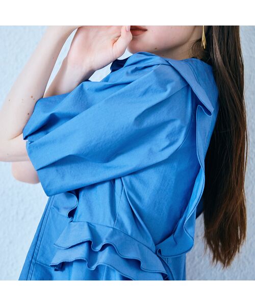 Rose Tiara / ローズティアラ シャツ・ブラウス | バイカラーステッチブラウス | 詳細11