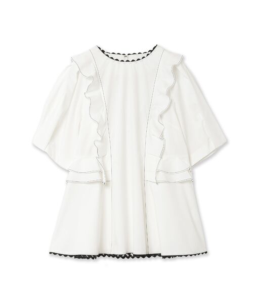 Rose Tiara / ローズティアラ シャツ・ブラウス | バイカラーステッチブラウス | 詳細13