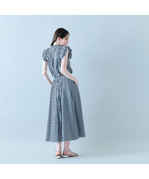 Rose Tiara / ローズティアラ シャツ・ブラウス | ダブルスリーブフレアシャツブラウス/チェック | 詳細6