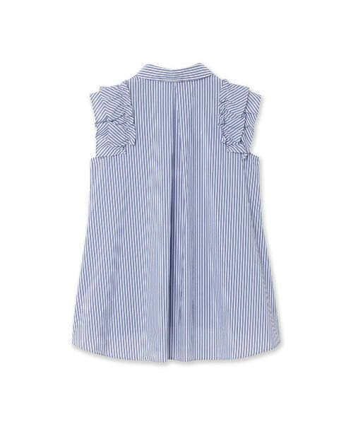 Rose Tiara / ローズティアラ シャツ・ブラウス | ダブルスリーブフレアシャツブラウス/ストライプ | 詳細10