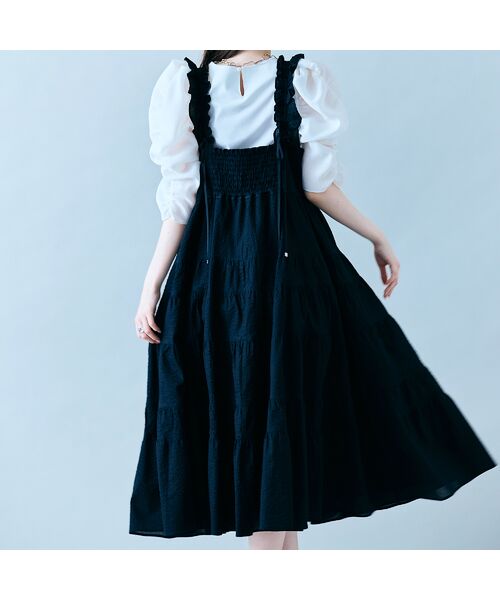 Rose Tiara / ローズティアラ カットソー | 異素材ボリュームスリーブカットソー | 詳細3