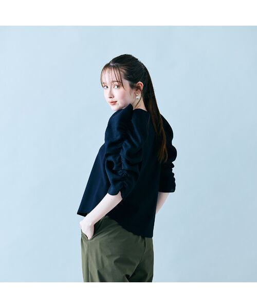 Rose Tiara / ローズティアラ カットソー | 異素材ボリュームスリーブカットソー | 詳細6