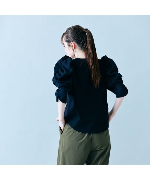 Rose Tiara / ローズティアラ カットソー | 異素材ボリュームスリーブカットソー | 詳細8