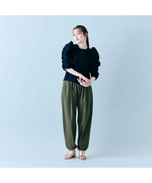 Rose Tiara / ローズティアラ カットソー | 異素材ボリュームスリーブカットソー | 詳細9