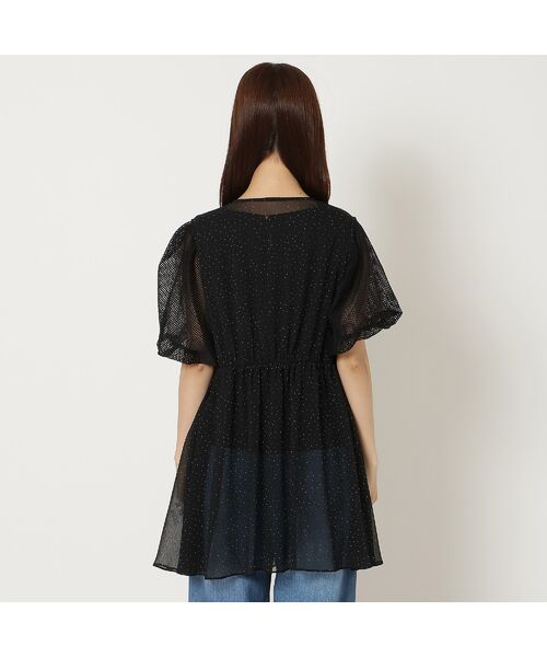 Rose Tiara / ローズティアラ ベスト | 【手洗いOK】楊柳ペプラムジレ | 詳細7