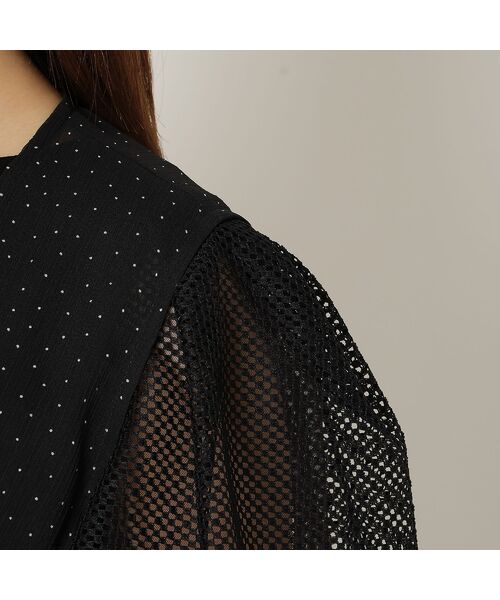 Rose Tiara / ローズティアラ ベスト | 【手洗いOK】楊柳ペプラムジレ | 詳細10