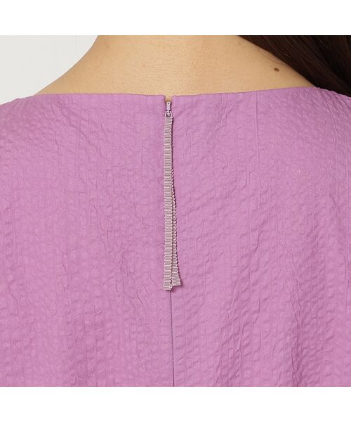 Rose Tiara / ローズティアラ ミニ丈・ひざ丈ワンピース | 【接触冷感/コットン100%/イージケア】ミラクルウェーブワンピース | 詳細16