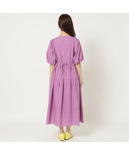 Rose Tiara / ローズティアラ ミニ丈・ひざ丈ワンピース | 【接触冷感/コットン100%/イージケア】ミラクルウェーブワンピース | 詳細10