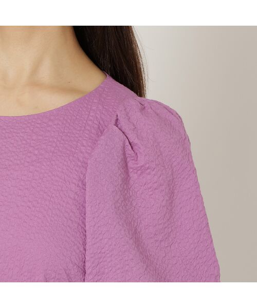 Rose Tiara / ローズティアラ ミニ丈・ひざ丈ワンピース | 【接触冷感/コットン100%/イージケア】ミラクルウェーブワンピース | 詳細11