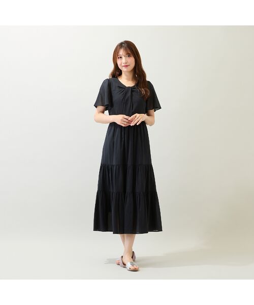 ①④おまとめ　専用　Rose Tiara 半袖ひざ丈ワンピース 46 ①④おまとめ 専用 Rose Tiara 半袖ひざ丈ワンピース 46 ①④お