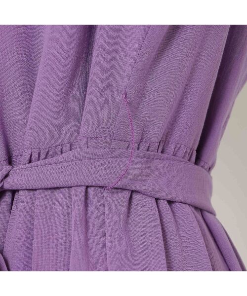 Rose Tiara / ローズティアラ ミニ丈・ひざ丈ワンピース | 【イージーケア/綿100%/手洗いOK】ノットネックワンピース | 詳細17