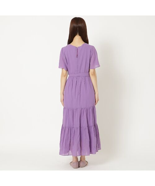 Rose Tiara / ローズティアラ ミニ丈・ひざ丈ワンピース | 【イージーケア/綿100%/手洗いOK】ノットネックワンピース | 詳細12