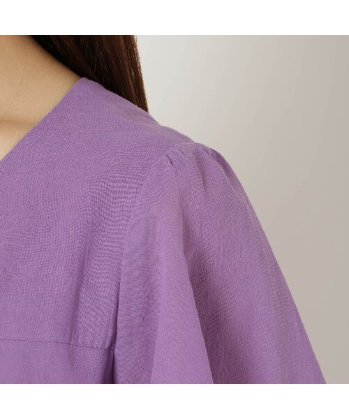 Rose Tiara / ローズティアラ ミニ丈・ひざ丈ワンピース | 【イージーケア/綿100%/手洗いOK】ノットネックワンピース | 詳細14