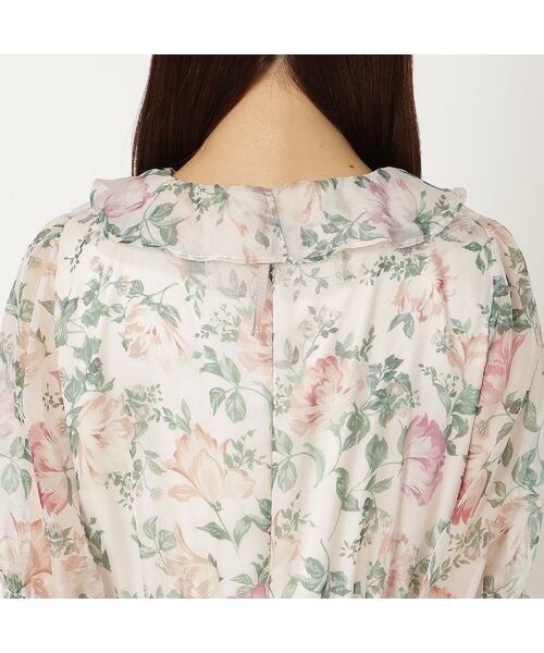 Rose Tiara / ローズティアラ ミニ丈・ひざ丈ワンピース | フラワープリントワンピース | 詳細15