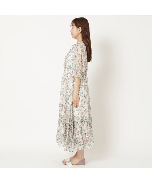 Rose Tiara / ローズティアラ ミニ丈・ひざ丈ワンピース | フラワープリントワンピース | 詳細7