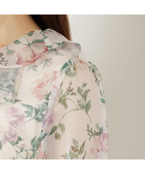 Rose Tiara / ローズティアラ ミニ丈・ひざ丈ワンピース | フラワープリントワンピース | 詳細10