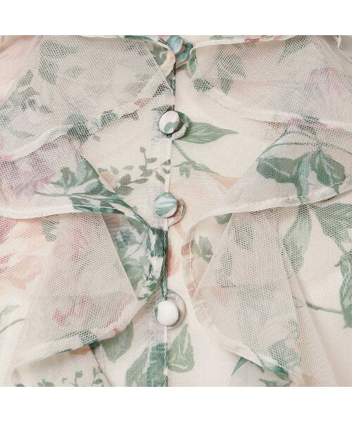 Rose Tiara / ローズティアラ ミニ丈・ひざ丈ワンピース | フラワープリントワンピース | 詳細12