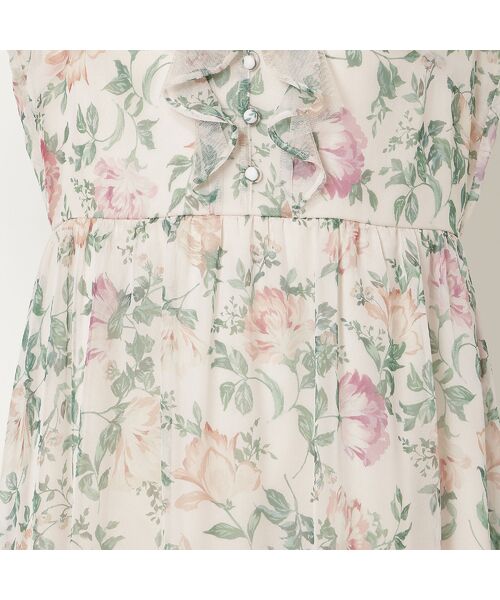 Rose Tiara / ローズティアラ ミニ丈・ひざ丈ワンピース | フラワープリントワンピース | 詳細13