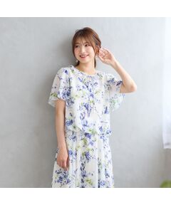 22オクトーブル　大きいサイズ　コート　組曲　ローズティアラ バイカラーコート｜TIARA（ティアラ）｜商品詳細｜メルローズ