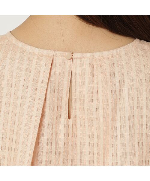 Rose Tiara / ローズティアラ シャツ・ブラウス | 【コットン100%/水洗い可】シースルーチェックバックリボンブラウス | 詳細16