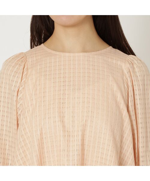 Rose Tiara / ローズティアラ シャツ・ブラウス | 【コットン100%/水洗い可】シースルーチェックバックリボンブラウス | 詳細10