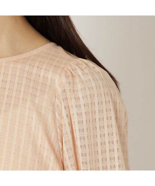 Rose Tiara / ローズティアラ シャツ・ブラウス | 【コットン100%/水洗い可】シースルーチェックバックリボンブラウス | 詳細11