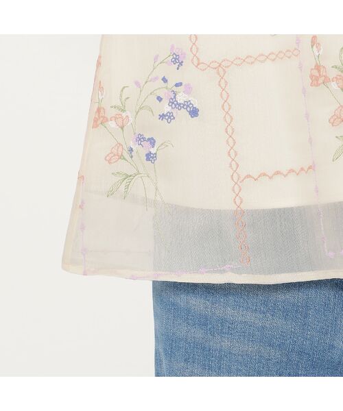 Rose Tiara / ローズティアラ シャツ・ブラウス | 【セットアップ対応】パネル刺繍風ブラウス | 詳細13