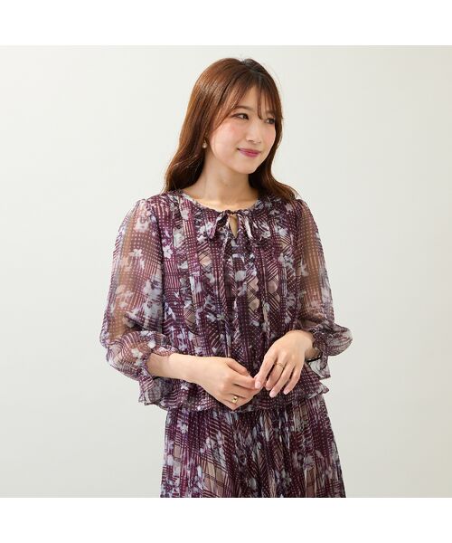 Rose Tiara / ローズティアラ シャツ・ブラウス | 【人気デザイン】【手洗いOK】バルーンヘムブラウス | 詳細4