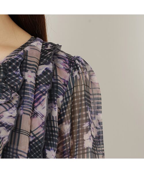 Rose Tiara / ローズティアラ シャツ・ブラウス | 【人気デザイン】【手洗いOK】バルーンヘムブラウス | 詳細10