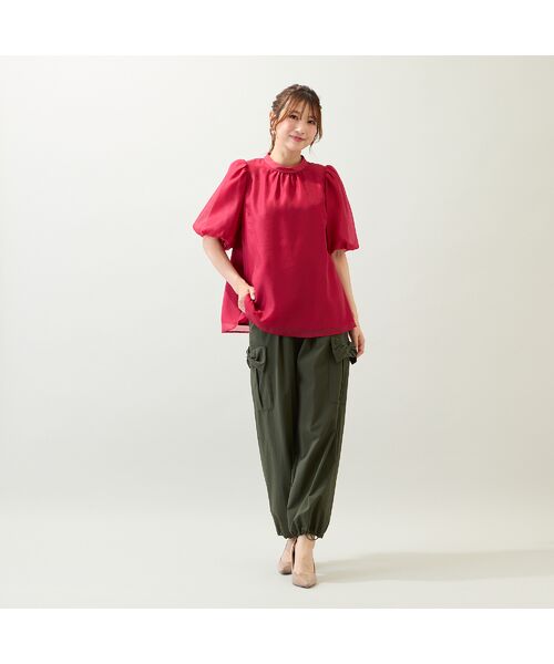 Rose Tiara / ローズティアラ シャツ・ブラウス | 【手洗いOK】バルーン袖ブラウス | 詳細2