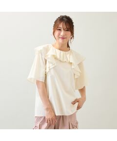 Rose Tiara / ローズティアラ シャツ・ブラウス | 【手洗いOK】ダブルフリルブラウス