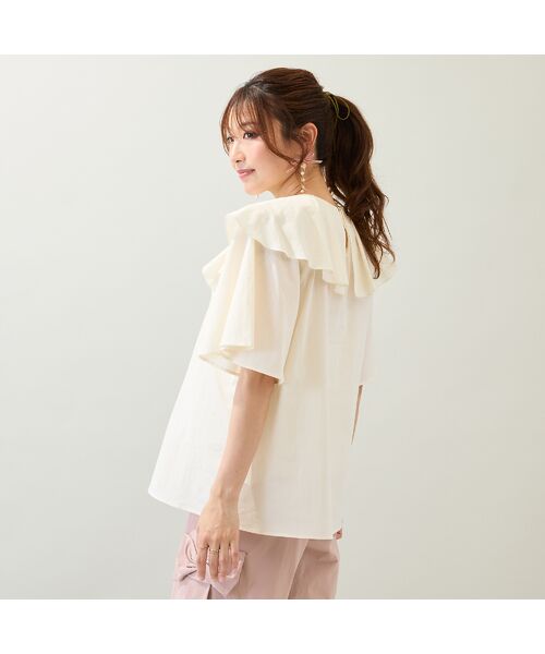 Rose Tiara / ローズティアラ シャツ・ブラウス | 【手洗いOK】ダブルフリルブラウス | 詳細3