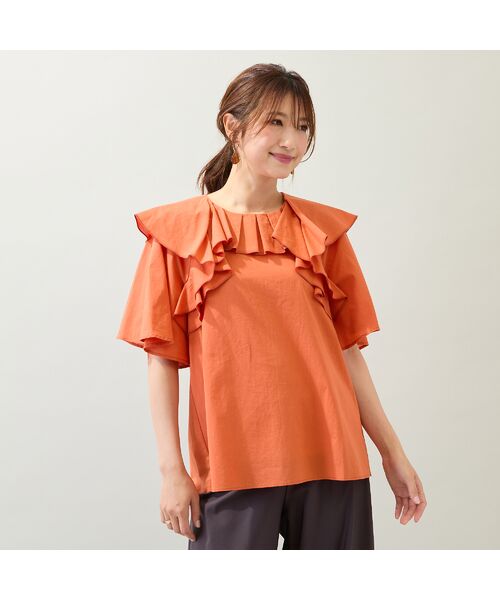 Rose Tiara / ローズティアラ シャツ・ブラウス | 【手洗いOK】ダブルフリルブラウス | 詳細6