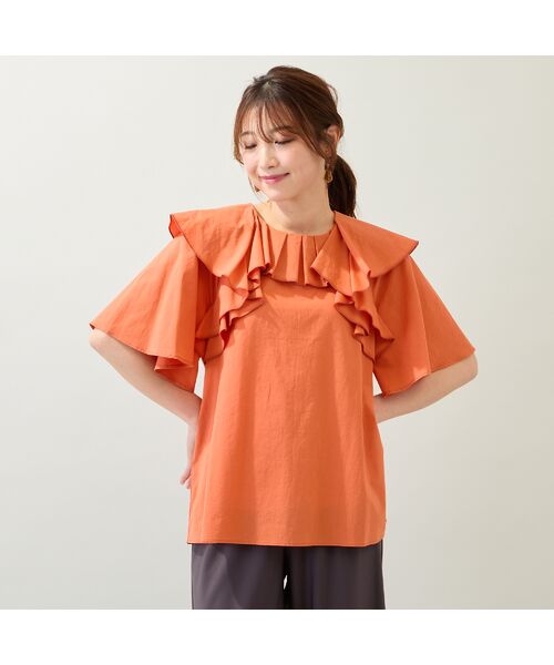 Rose Tiara / ローズティアラ シャツ・ブラウス | 【手洗いOK】ダブルフリルブラウス | 詳細7