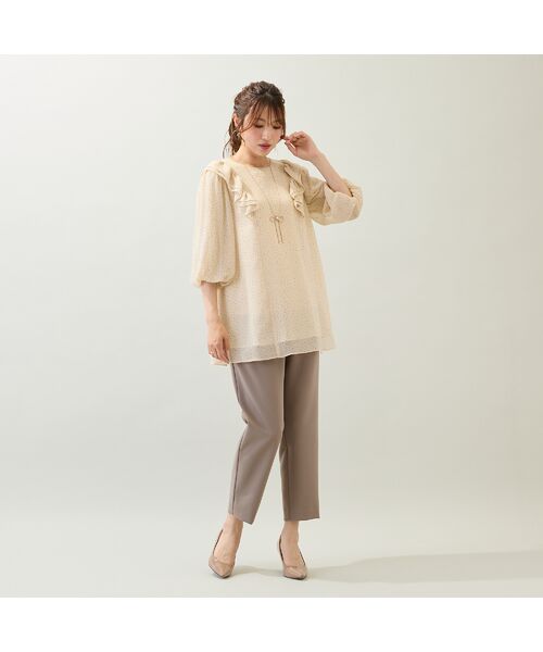 Rose Tiara / ローズティアラ シャツ・ブラウス | 【手洗いOK】楊柳フリルブラウス | 詳細3