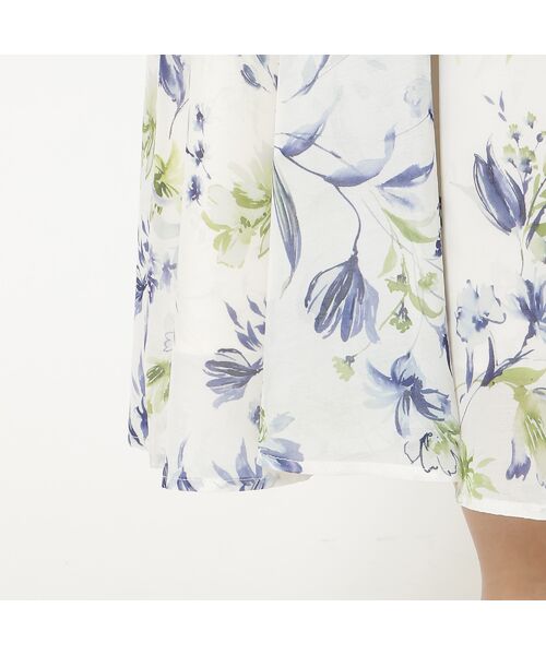 Rose Tiara / ローズティアラ ミニ・ひざ丈スカート | 【セットアップ対応】フラワープリントフレアスカート | 詳細15