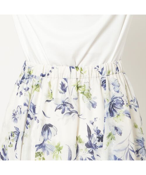 Rose Tiara / ローズティアラ ミニ・ひざ丈スカート | 【セットアップ対応】フラワープリントフレアスカート | 詳細14