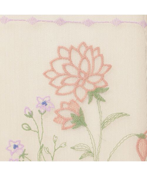 Rose Tiara / ローズティアラ ミニ・ひざ丈スカート | 【セットアップ対応】パネル風刺繍スカート | 詳細16