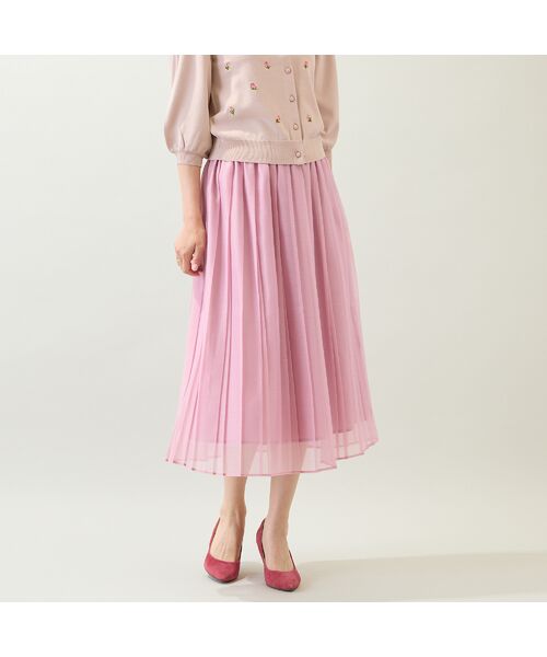 Rose Tiara / ローズティアラ ミニ・ひざ丈スカート | 【セットアップ対応】フレアプリーツスカート | 詳細7
